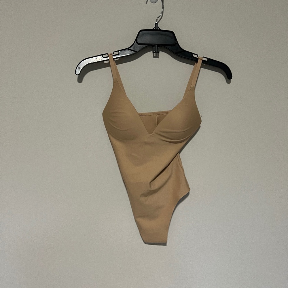 SKIMS Tan Shapewear Bodysuit
